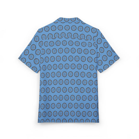 Wave Back Bud - Aggressively Friendly Unisex Hawaiian Button-Down Cycling Shirt